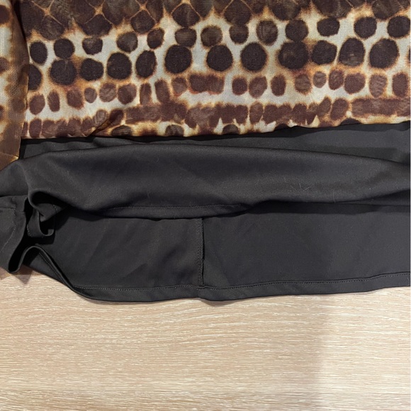 London Times Spaghetti Strap, Key Hole V Neck, Floral Animal Print, Maxi Dress 8 - Picture 10 of 12